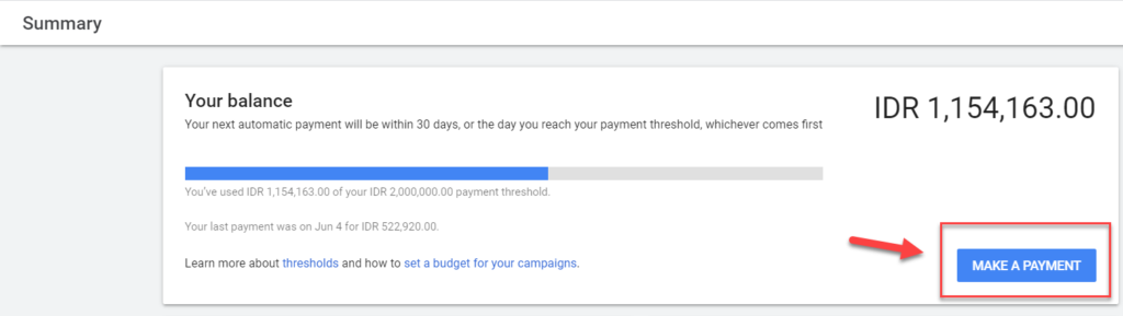 make a payment