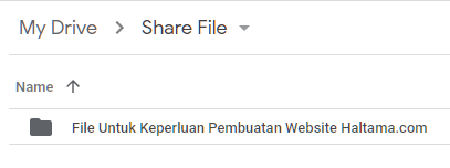file untuk keperluan pembuatan website