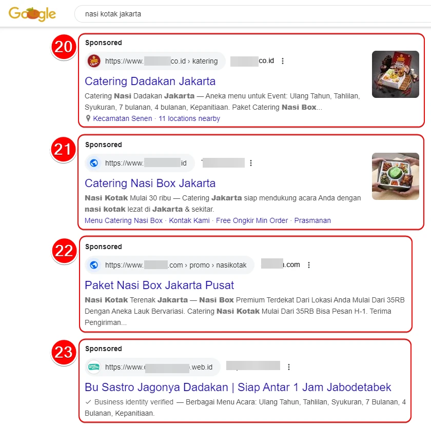 contoh iklan catering ke 20-23