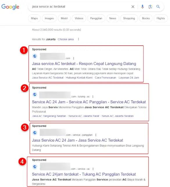 kata kata promosi jasa service ac